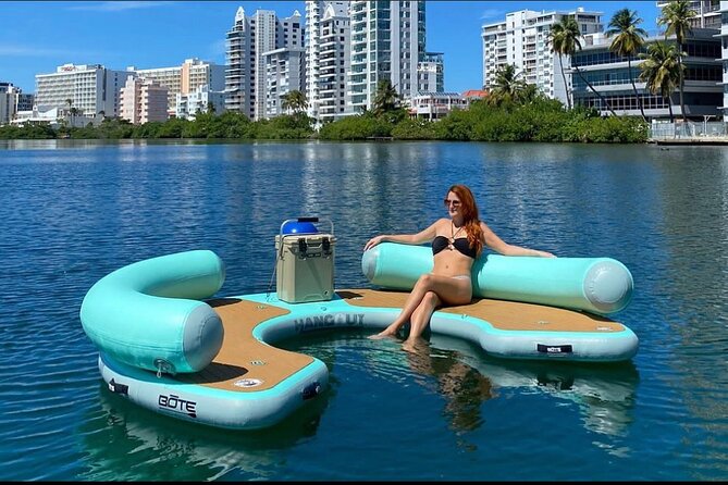2-Hour Floating Hangout in Condado with Prosseco and Charcuterie - Two hours on a private floating lounge