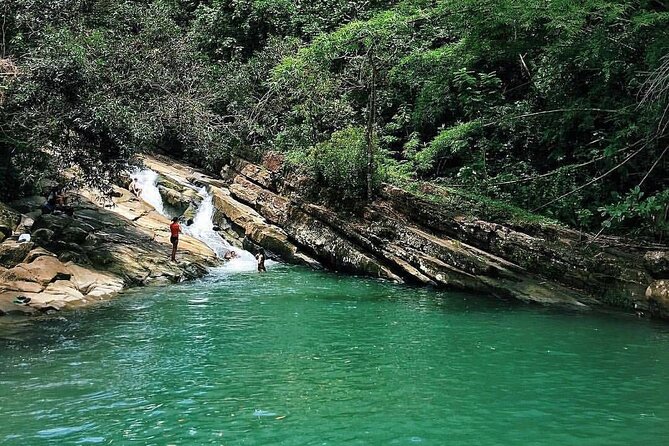 2 Tours in 1 Day: Rainforest Waterslides & Beach Tour w/Transport - Key points at a glance