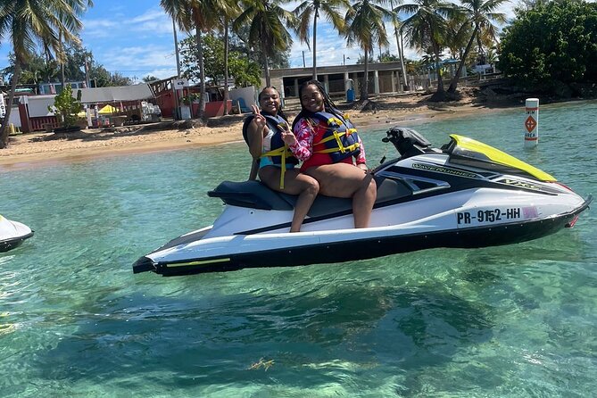 30 Minute Jet Ski Ride along Isla Verde Beach - Sharing one jet ski and checking the weight limit