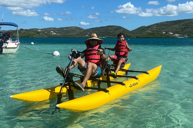 Adventure Chiliboats Waterbike in La Parguera - Cayo Májimo and the one-hour water break