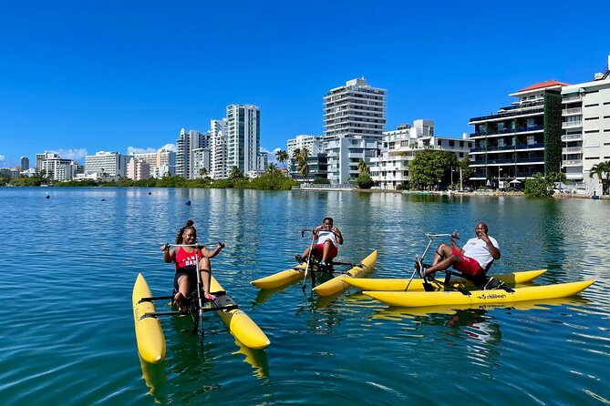 Adventure Water Bike in Condado Lagoon, San Juan - How long 45 minutes feels