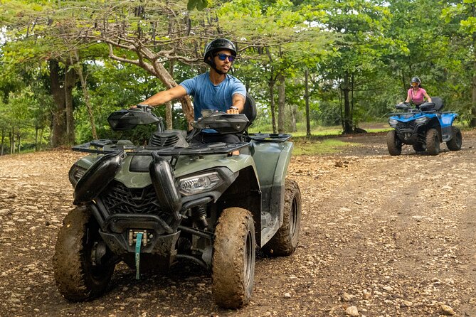 ATV Double Rider Adventure Near San Juan - Hacienda Campo Rico - Clothing, goggles, and the art of getting dirty