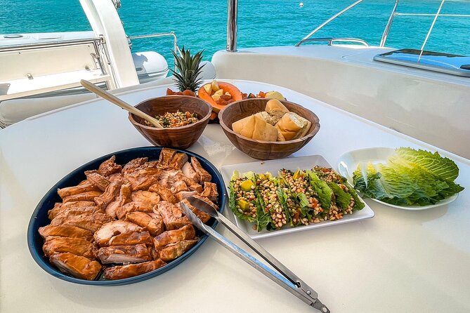 Catamaran Charter Puerto Rico Jenica - Food, drinks, and the meaning of all-inclusive