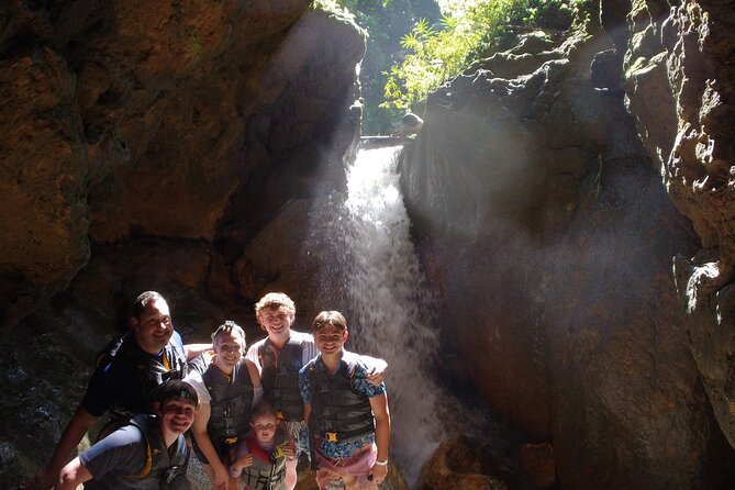 Cave Adventure - Charco Azul Caves, Canyon & Waterfall Adventure - Relaxing at Charco Azul’s natural pool