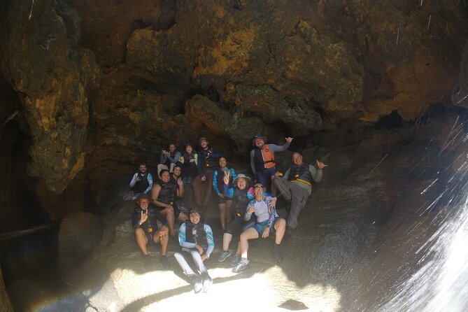 Cave Adventure - Charco Azul Caves, Canyon & Waterfall Adventure - The cliff jumps are optional, not a requirement