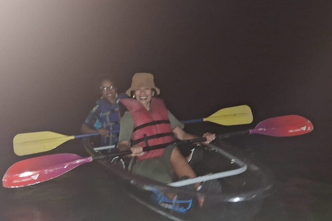 CLEAR BOTTOM KAYAKS Tour in Bioluminescent, Mosquito Bay - What the one-hour paddle feels like