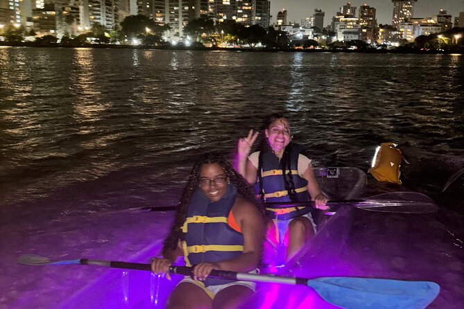 Clear LED Kayaking in Condado Lagoon - What the Condado Lagoon setting gives you