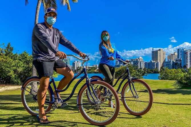 Cruising Bikes Rental in Condado Old San Juan - Crossing the Dos Hermanos bridge