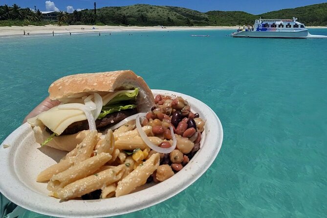 Culebra Full Day Beach and Fun Experience by Catamaran - Lunch, snacks, and the onboard bar