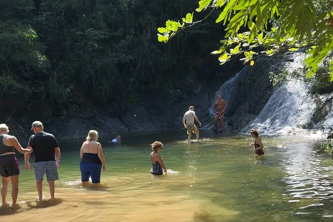 Don Chencho Waterfalls and Natural swimming pool - Eating at Mimi’s BBQ