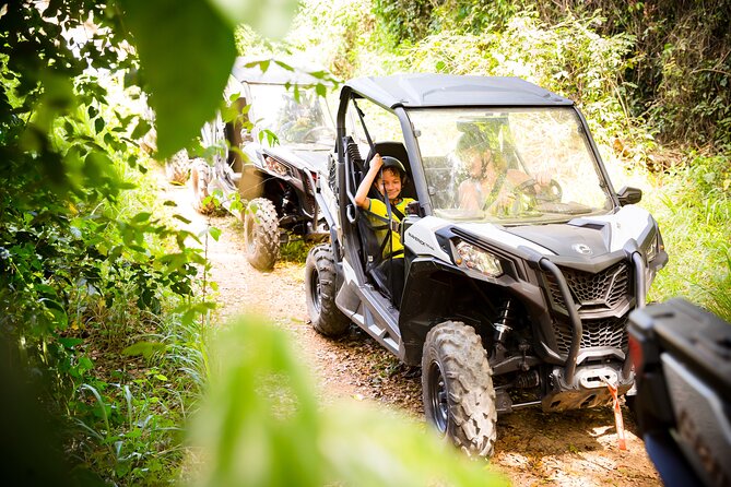 Dos Mares and Rainforest UTV Adventure Tour in Fajardo - The Can-Am Mavericks make this a shared ride