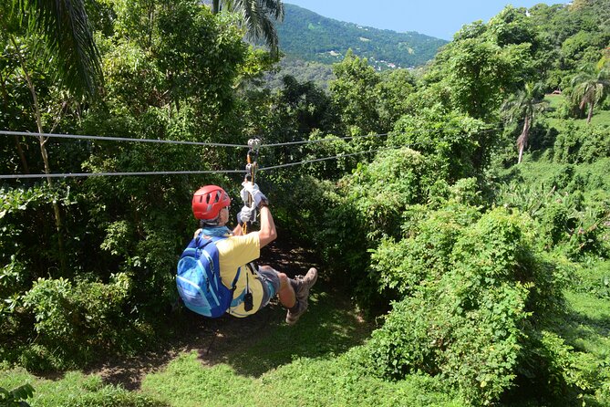 El Yunque Ziplining in Puerto Rico - Five zipline runs with changing views