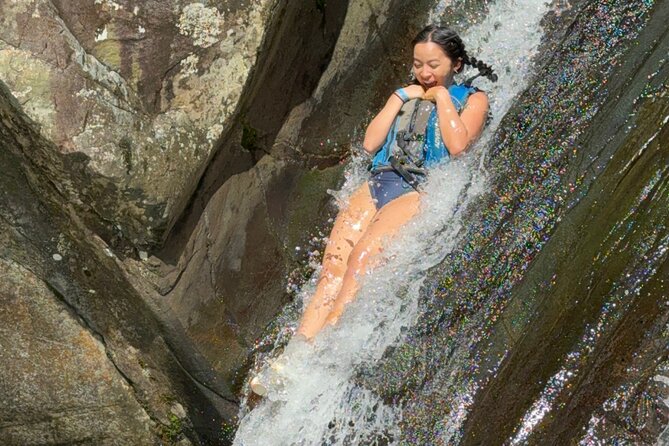 Famous Natural Waterslide in El Yunque Rainforest - The 20 to 25 minute rainforest walk