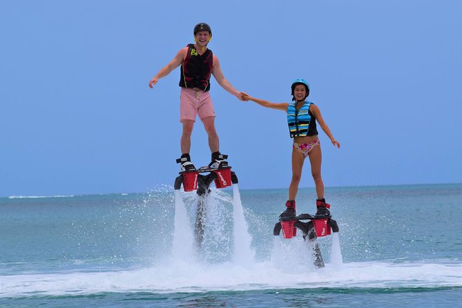 Flyboarding Experience in Luquillo Beach - Getting to the flyboard at Balneario La Monserrate