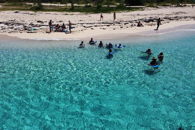 Half-Day Private Boat Experience – Appetizers & Drinks Included - The island beach stop