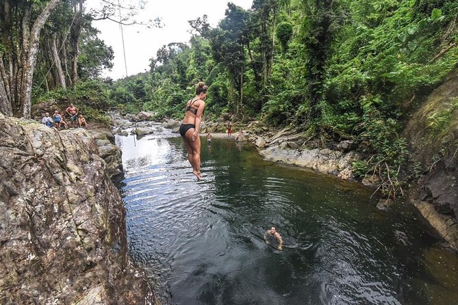 Hike El Yunque Rainforest and Kayak Bio Bay Combo Tour - Into El Yunque by rock, river, and mud