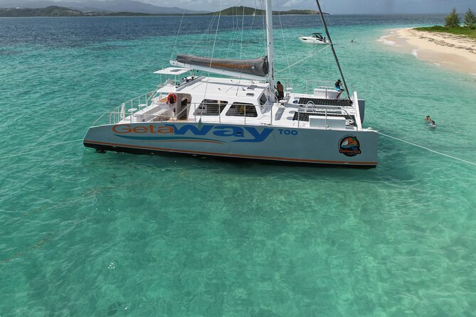 Icacos: Luxury Sailing Catamaran All Inclusive Beach and Snorkel - A second stop for swimming and beach time