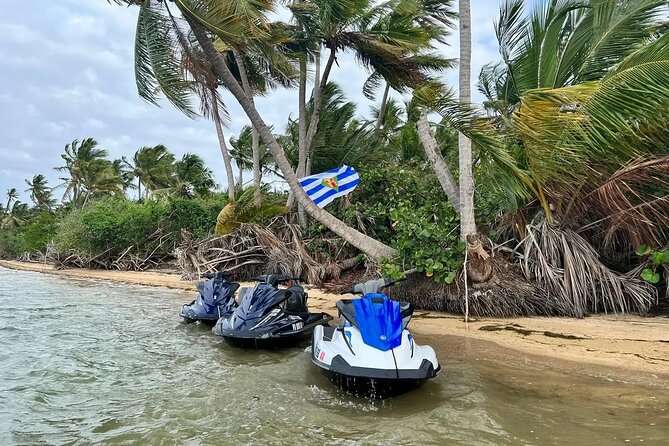 JetSki Tour on Vieques - Following the northwest coast toward Punta Arenas