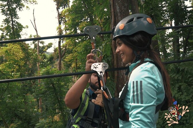 JungleQui Zipline Park at El Yunque National Forest - The Safety Briefing and Gear Check