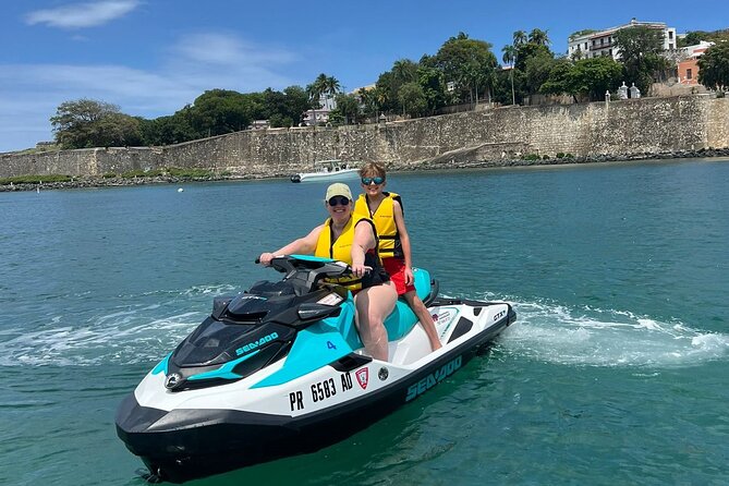 Old San Juan Jet Ski Tour Experience - Old San Juan and the forts from the water
