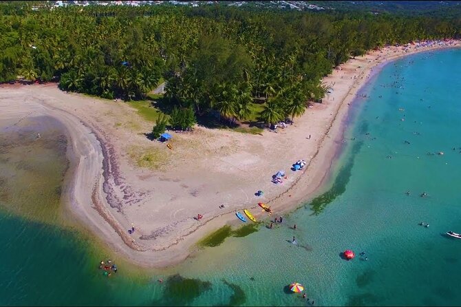 Private El Yunque Waterslides and Luquillo Beach Tour - Luquillo Beach and the kiosk lunch