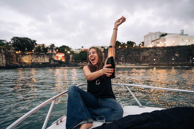 Private Old San Juan Bay Boat Sunset-Night Cruise - Champagne, snacks, and the practical comfort level