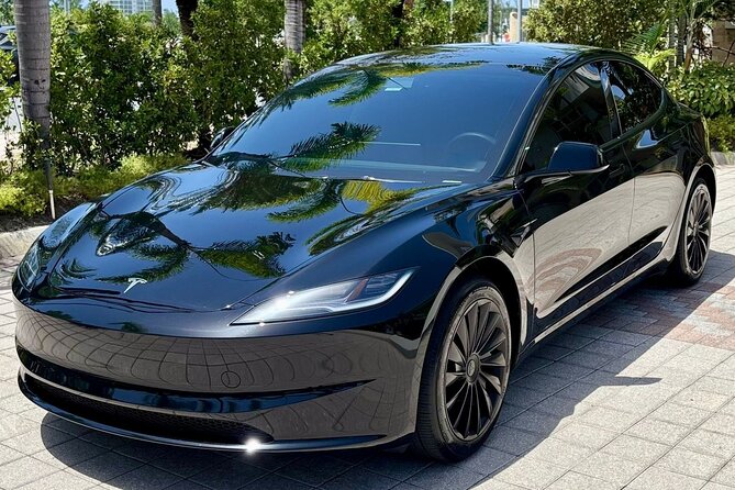 Puerto Rico Island Wide Private Transfers, Tesla 3 Luxury Sedan. - What the Tesla Model 3 offers inside