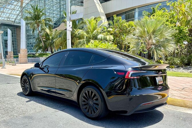 Puerto Rico Island Wide Private Transfers, Tesla 3 Luxury Sedan. - Bilingual drivers and the human side of the ride