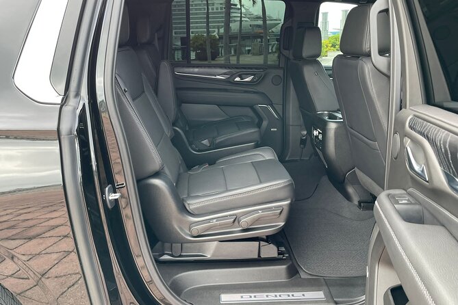 Puerto Rico Island Wide Private Transfers, Yukon Denali SUV - Inside the Yukon Denali SUV