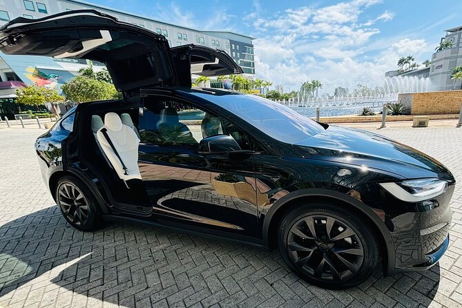 Puerto Rico Island Wide Transfer, Tesla Model X Luxury SUV. - The value of $81.49 for up to three people