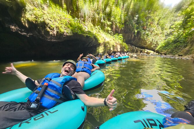 Rainforest Cave Tubing Adventure - Cave Formations, River Pools, and Waterfalls