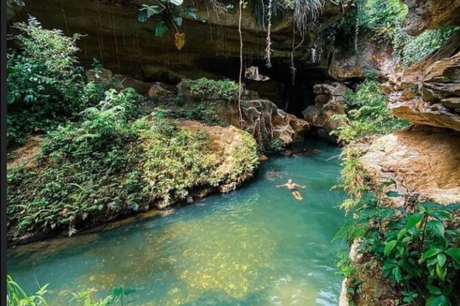 Rainforest Caves and Waterfalls Exploration with Transportation - From Ashford Avenue to Vega Baja’s blue pool