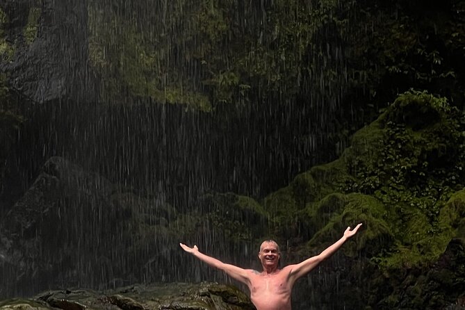 Rainforest Hike to Hidden Waterfall in Puerto Rico with Transport - Swimming, fruit, and time at the waterfall