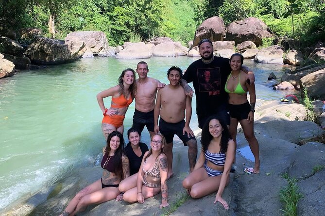 Rainforest Waterfall Slides/Adult Drinks included/ Beach - What to Wear for Wet, Slippery Rocks