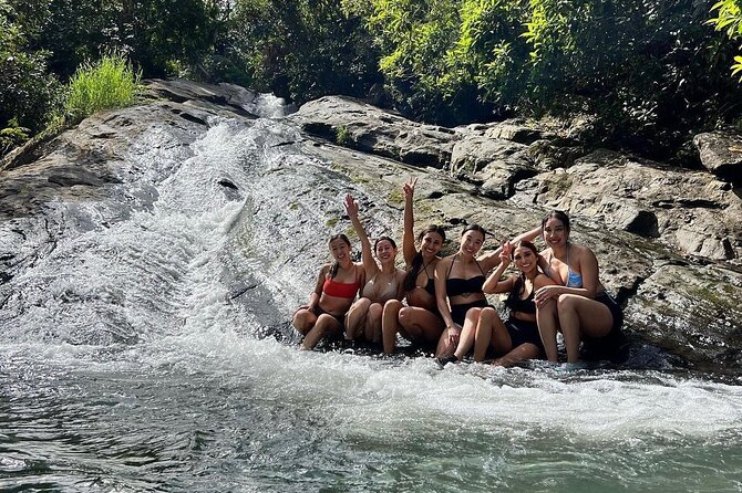 Rainforest Waterfall Slides/Adult Drinks included/ Beach - A Short Hike Into El Yunque