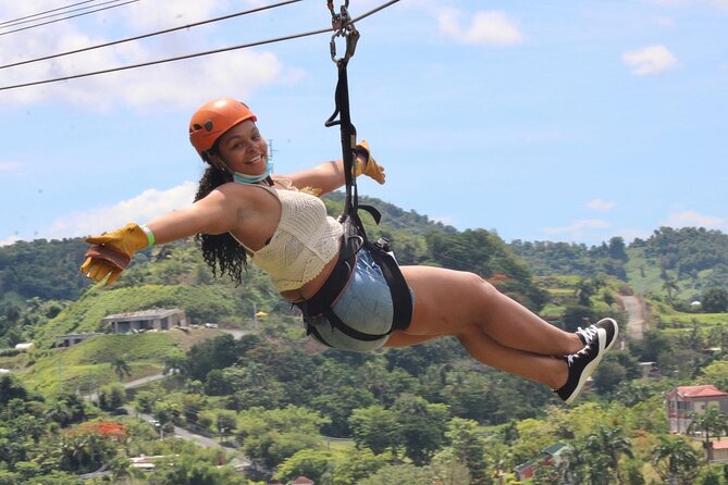 Rainforest Zipline in Foothills of the National Rainforest - Lines seven and eight: the big finish