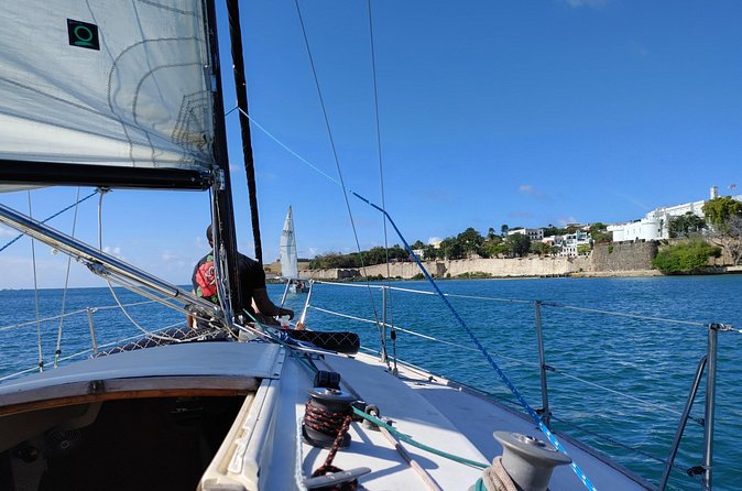 San Juan Historical Bay Daytime Sailing Tour - Old San Juan from the seaward side