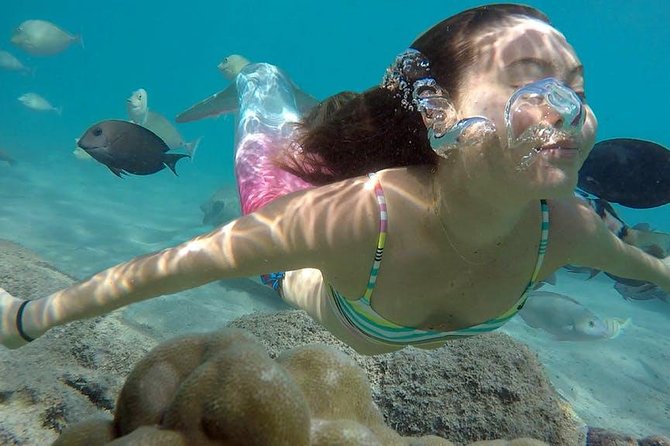 San Juan Mermaid Snorkel Experience with Video Shoot - Meeting at Escambron Beach park