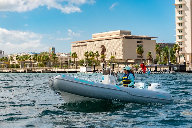 San Juan Mini Boat Tour - The marina start and the first look at Condado