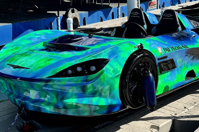 San Juan PR Watersports Car Rental Green McLaren - What the green McLaren jet car is really like