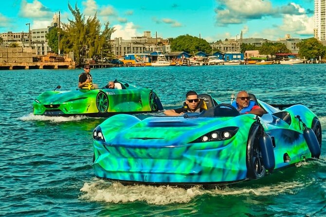 San Juan PR Watersports Car Rental Green McLaren - Starting at San Juan Bay Marina