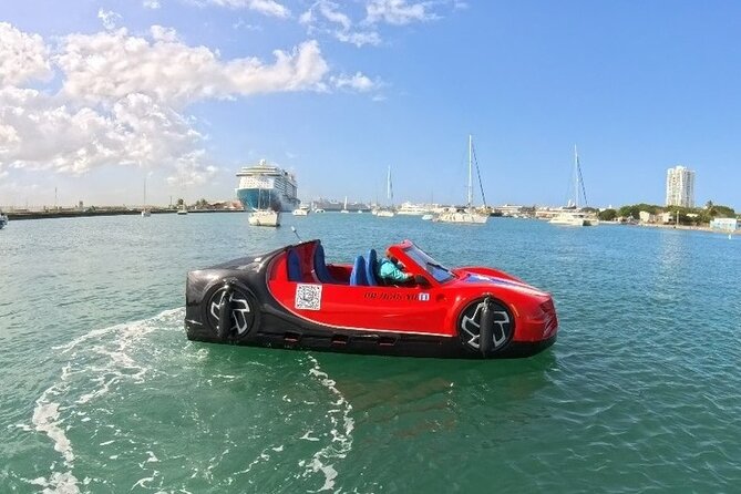 San Juan Watersports Car Rentals Red Bugatti - Key points to know before booking