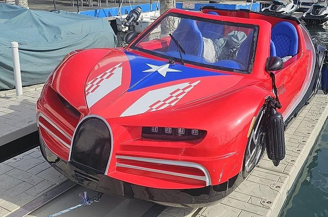 San Juan Watersports Car Rentals Red Bugatti - The safety briefing and vehicle requirements