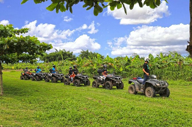 Single ATV Experience: Free Piña Colada + Hacienda Transfer - From San Juan hotels to Carolina ranch roads