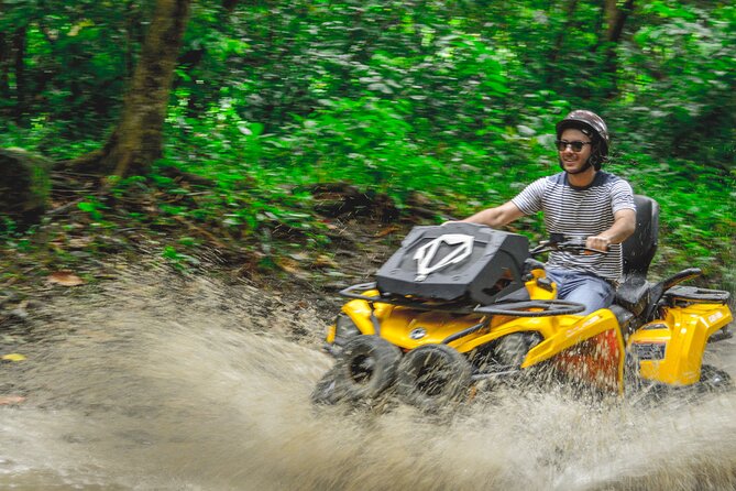 Single ATV Experience: Free Piña Colada + Hacienda Transfer - Riding through hills, mangroves, and muddy trails