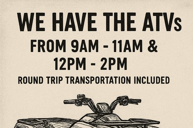 Single ATV Experience: Free Piña Colada + Hacienda Transfer - Safety instruction and the first practice run
