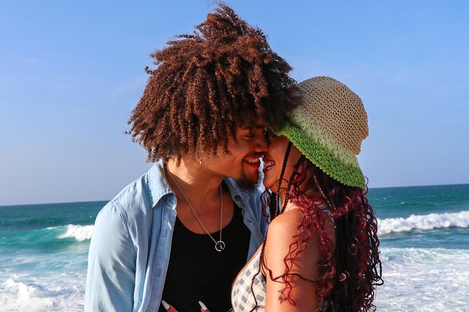 Stunning Private Beach Photoshoot in Puerto Rico's Hidden Gem - The beach is beautiful, but sun and weather shape the result