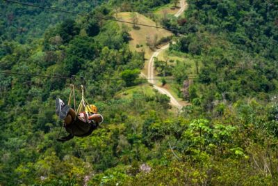 The Beast Zipline at Toroverde Adventure Park in Puerto Rico