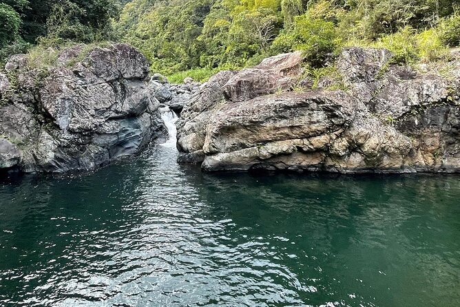 Toro Negro River Hike & Cliff Jumping Adventure; San Juan Pick Up - Fitness, cold water, and footing