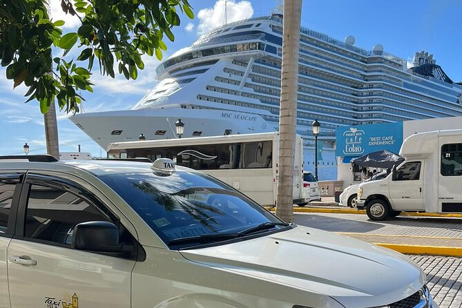 Transfr SJ Airport to CruisePort Sunday day ONLY Panamerican Port - WiFi and bottled water during a 10 to 30 minute ride
